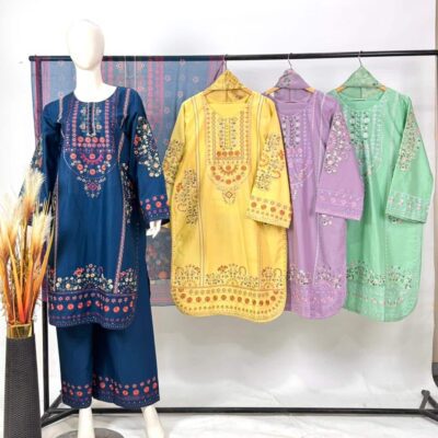 Premium Lawn 3-Piece Suit – Elegant Swiss Lawn Dupatta