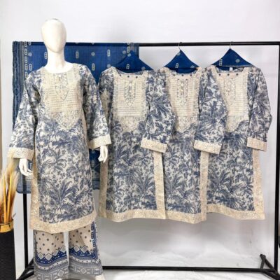 Premium Lawn 3-Piece Suit – Elegant Swiss Lawn Dupatta