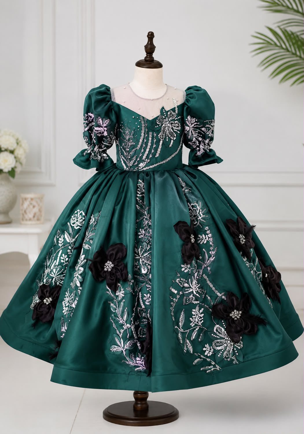 Fancy Green Frock