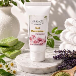 Soft & Glow Herbal Gel Moisturizer for Oily Skin – Lightweight Hydrating Face Gel