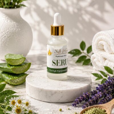 Soft & Glow Hyaluronic Acid Face Serum for High Pigmentation – Brightening & Hydrating Serum