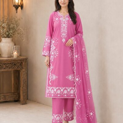 RQE 004 – Premium Winter Cotton Embroidered Suit