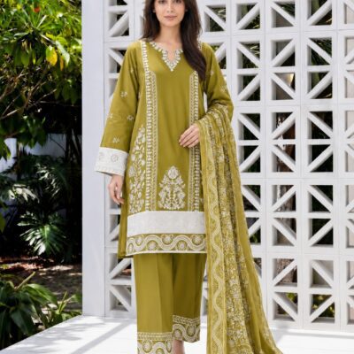 MSP 009 – Premium Winter Cotton Suit with Zig Zag Jacquard Dupatta