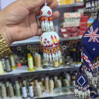 Handmade Beaded Hanging Tassel – Traditional Decorative Ornament