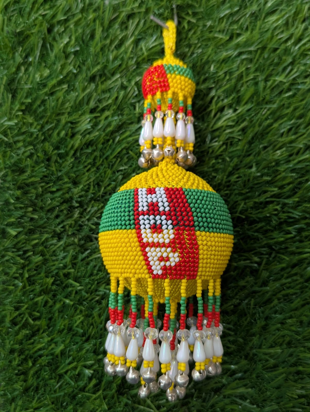 Handmade Beaded Hanging Ornament