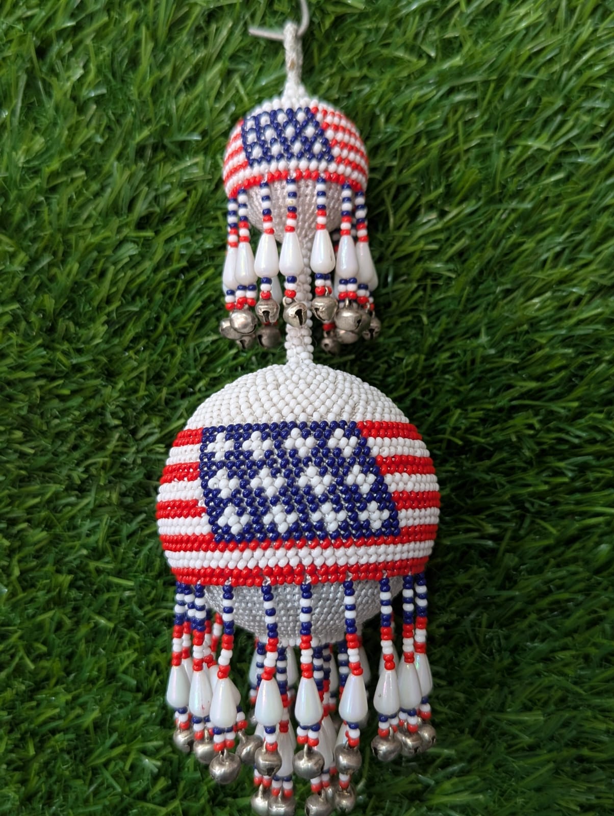 Handmade Beaded Hanging Ornament
