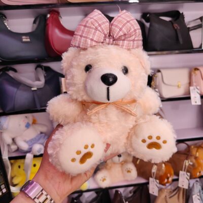 Cute Plush Teddy Bear with Bow
