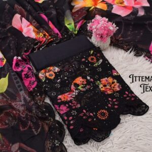 Ittemad Textile Vol 1 Embroidered Lawn 3PC Suit – Premium Lawn Collection with Lace Dupatta
