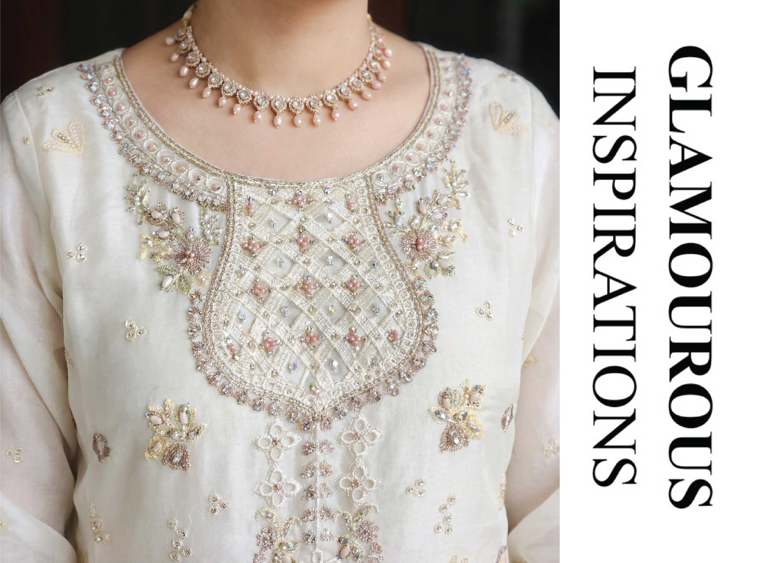 ZARMINA 3 Piece Luxury Embroidered Organza Suit – Ready to Wear - Image 9