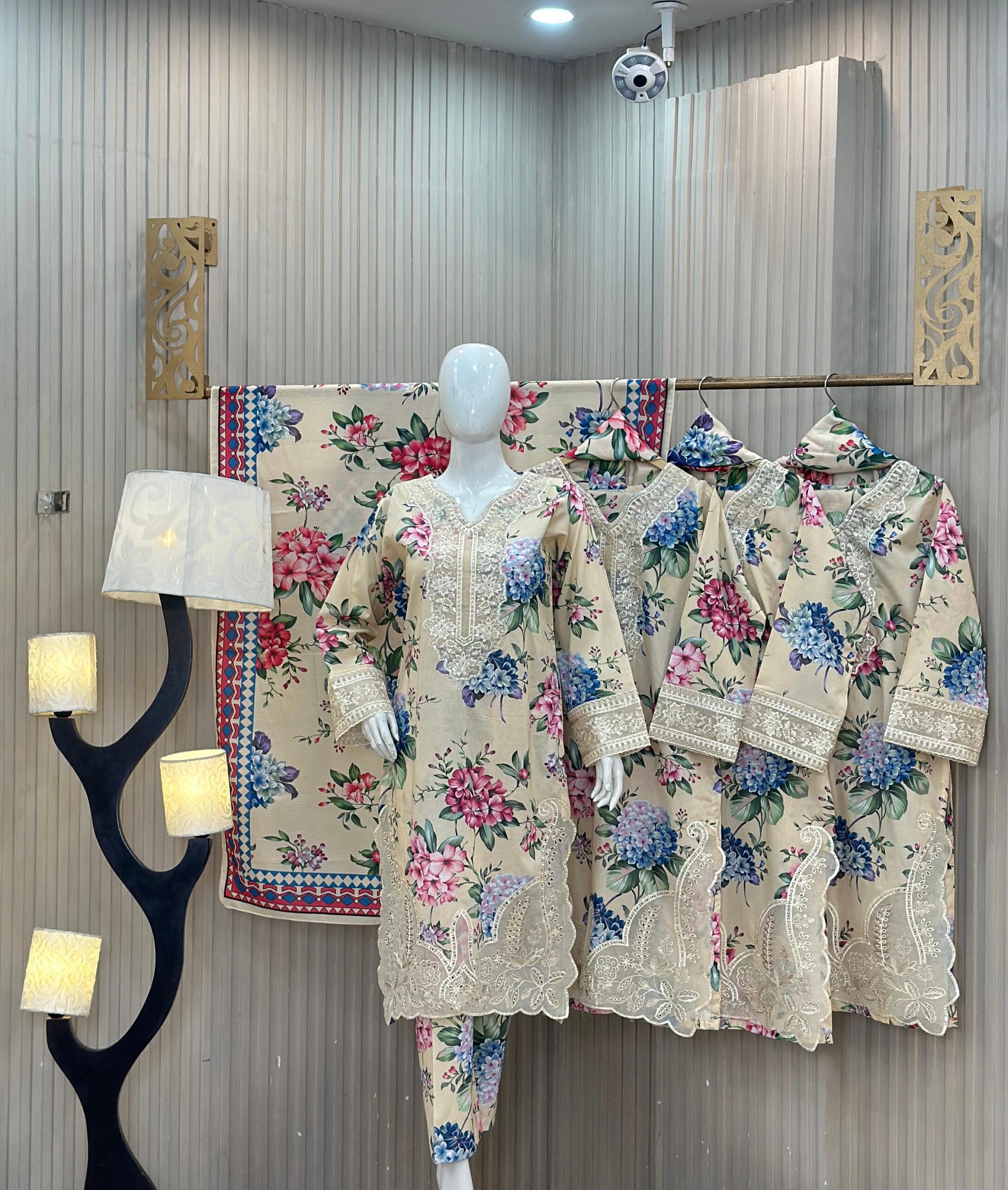 Rangqari Premium Prints VL-09 Lawn Collection | 3pc Eid Dresses for Women - Image 6