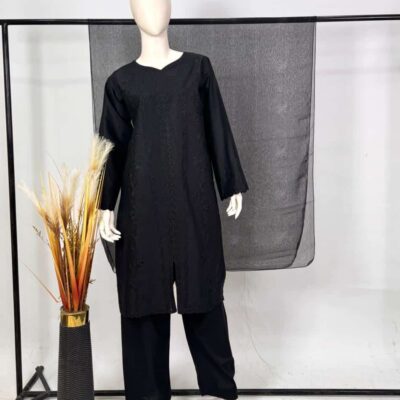 Premium Lawn 3-Piece Suit – Elegant Swiss Lawn Dupatta