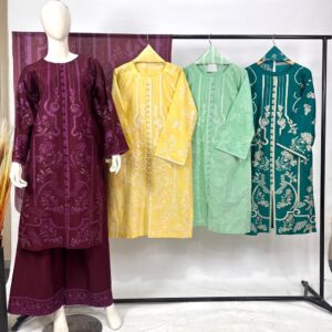 Premium Lawn 3-Piece Suit – Elegant Swiss Lawn Dupatta