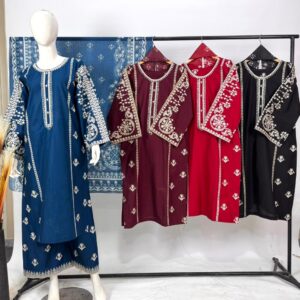 Premium Lawn 3-Piece Suit – Elegant Swiss Lawn Dupatta