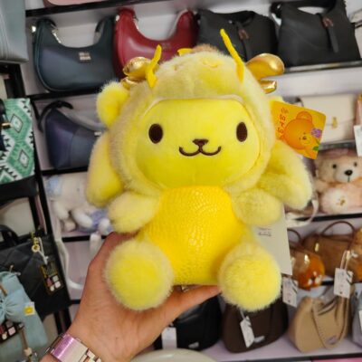 Cute Yellow Plush Dragon Soft Toy